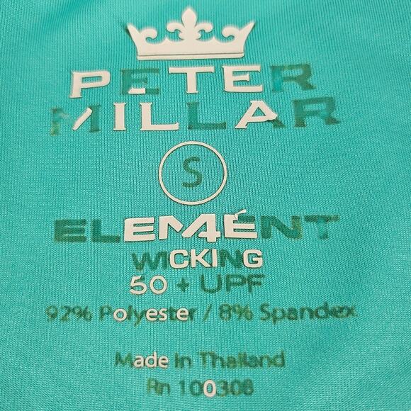 PETER MILLAR WOMEN'S PAISLEY ELEMENT WICKING PERFORMANCE POLO – SIZE SMALL - Picture 6 of 11